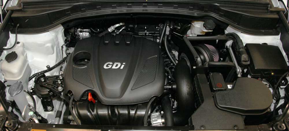 K&N 63-5301 Performance Air Intake System for Select Hyundai Santa Fe Sport