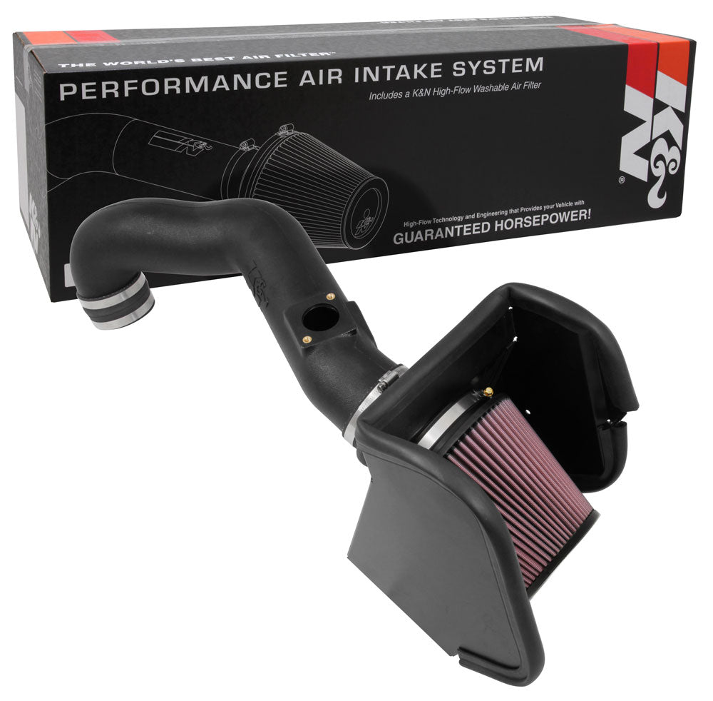 K&N 63-6017 Performance Air Intake System for Select Nissan TITAN XD