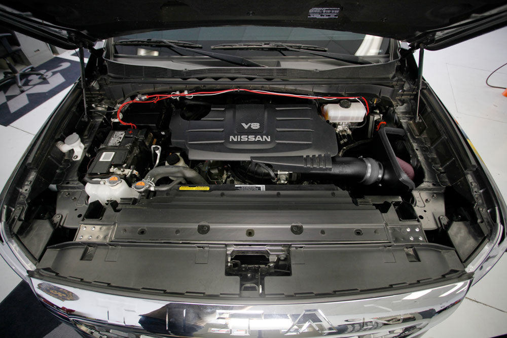 K&N 63-6019 Performance Air Intake System for Select Nissan TITAN