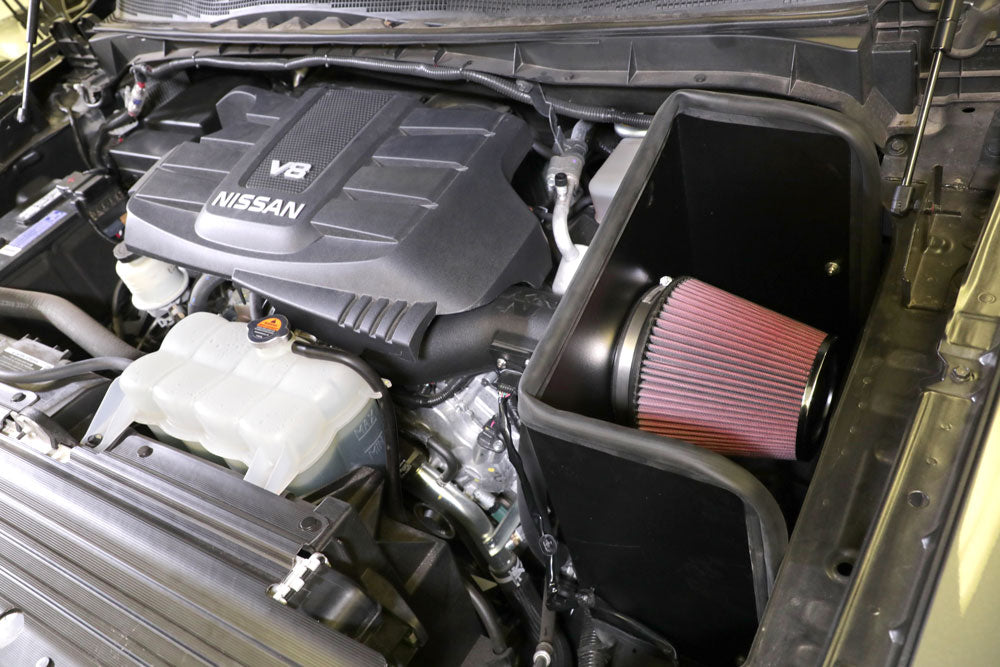 K&N 63-6020 Performance Air Intake System for Select Nissan TITAN XD