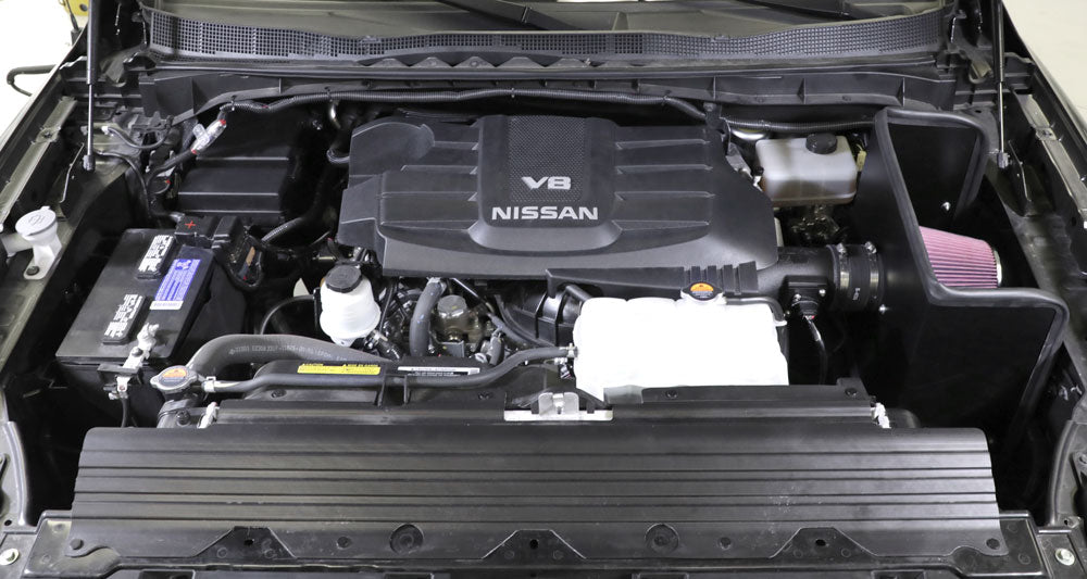 K&N 63-6020 Performance Air Intake System for Select Nissan TITAN XD