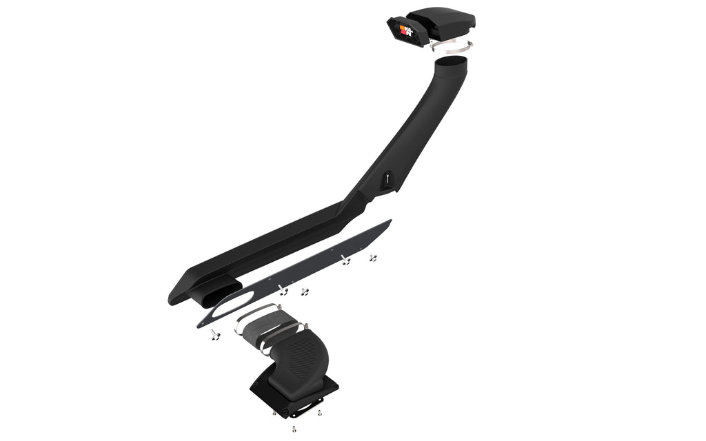K&N 63-8002 Elevated Intake Kit (Snorkel) - Ford Bronco 2.3L/2.7L for Select Ford Bronco