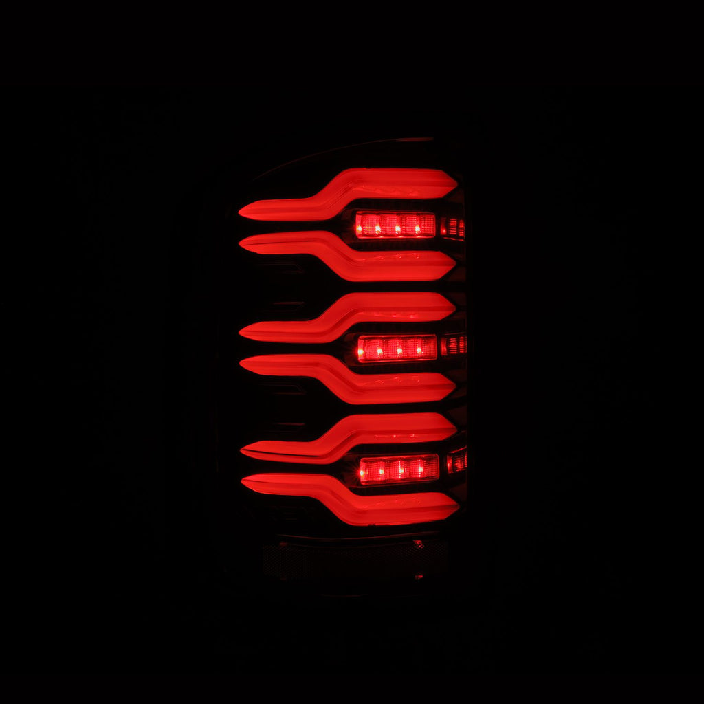 AlphaRex 630030 LED Taillights Alpha Black for Select GMC Sierra, GMC Sierra HD, GMC Sierra HD