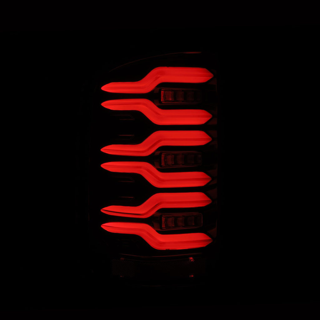 AlphaRex 630030 LED Taillights Alpha Black for Select GMC Sierra, GMC Sierra HD, GMC Sierra HD
