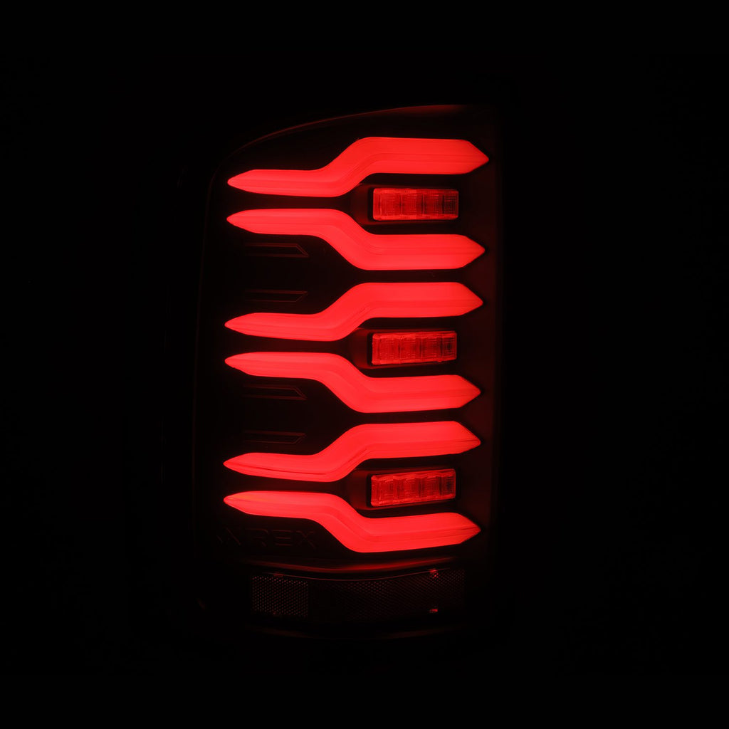 AlphaRex 630040 LED Taillights Black for Select GMC Sierra, GMC Sierra HD, GMC Sierra HD
