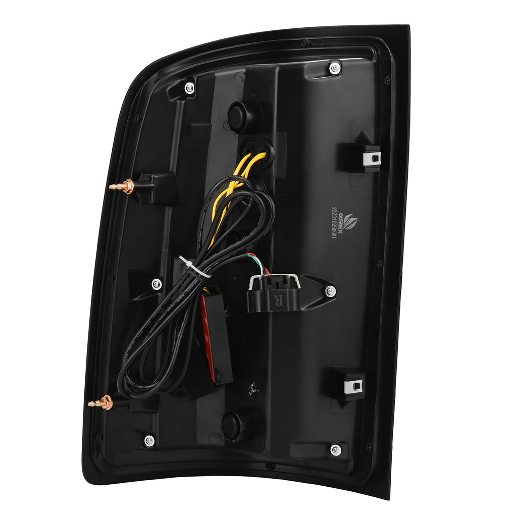 AlphaRex 630060 LED Taillights Black for Select GMC Sierra, GMC Sierra HD, GMC Sierra HD