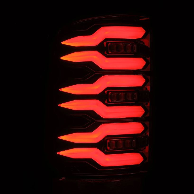 AlphaRex 630070 LED Taillights Alpha Black for Select GMC Sierra, GMC Sierra HD, GMC Sierra HD