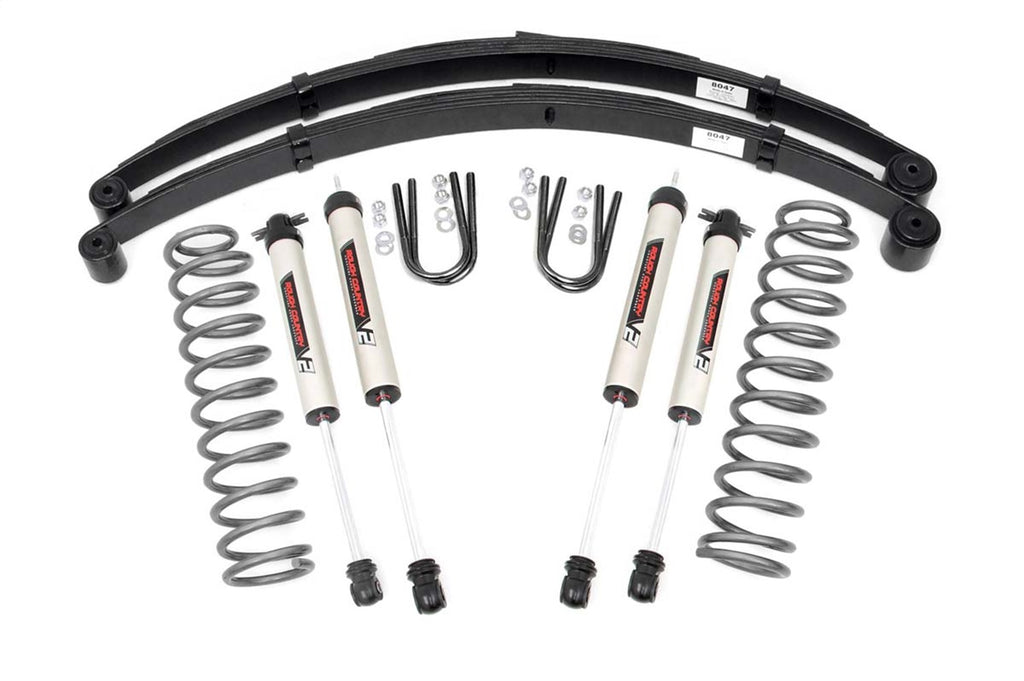 Rough Country 63070 Series II Suspension Lift System w/Shocks for Select Jeep Cherokee
