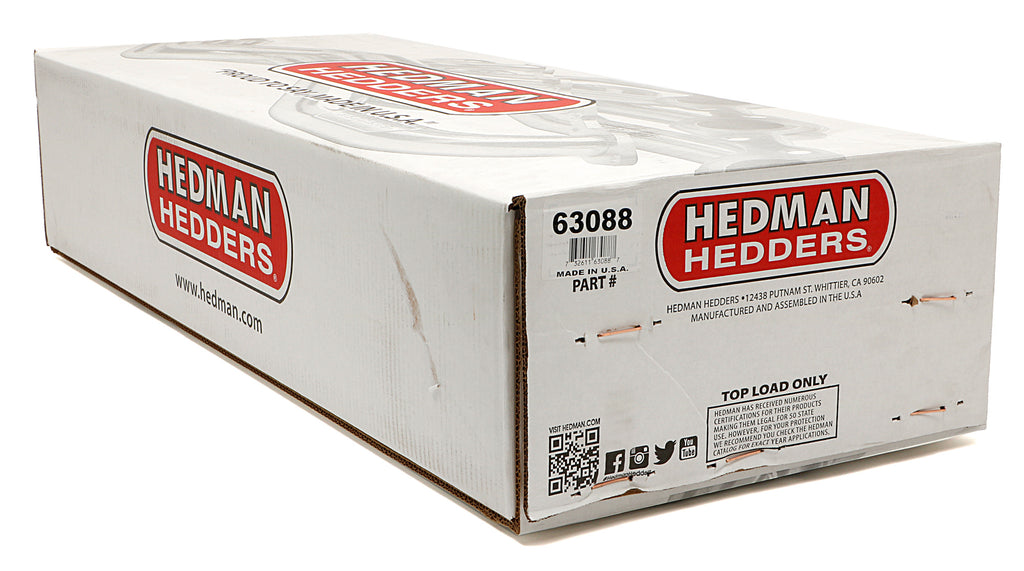 Hedman Hedders 63088 HD Black Long-Tube Headers For 67-91 GM 283-400 2WD/4WD Truck/SUV for Select Chevrolet C10, Chevrolet C10 Pickup, Chevrolet C10 Suburban, Chevrolet C20, Chevrolet C20 Pickup, Chevrolet C20 Suburban, Chevrolet C30, Chevrolet C30