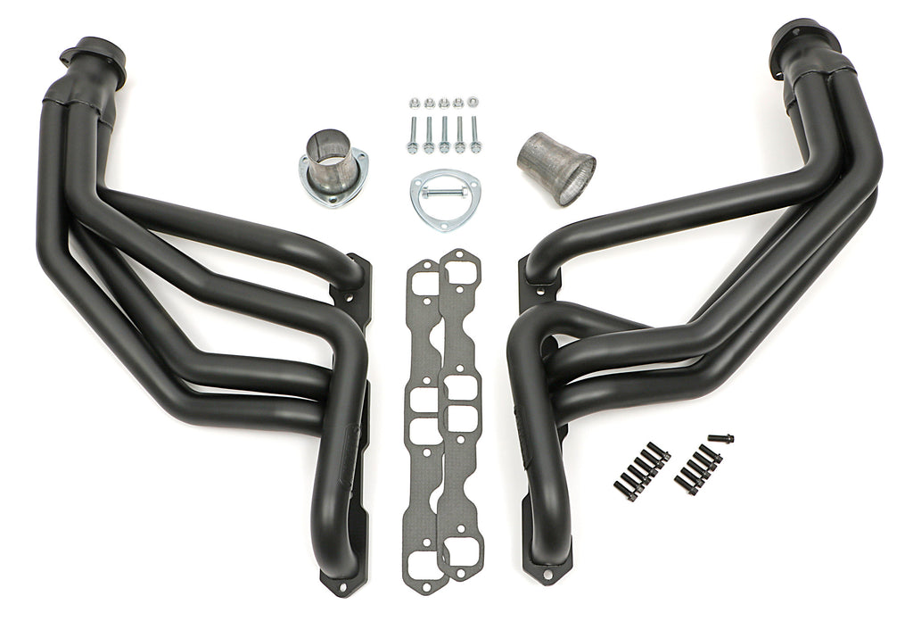 Hedman Hedders 63088 HD Black Long-Tube Headers For 67-91 GM 283-400 2WD/4WD Truck/SUV for Select Chevrolet C10, Chevrolet C10 Pickup, Chevrolet C10 Suburban, Chevrolet C20, Chevrolet C20 Pickup, Chevrolet C20 Suburban, Chevrolet C30, Chevrolet C30