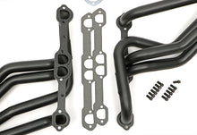 Load image into Gallery viewer, Hedman Hedders 63099 Black Long-Tube D-Port Headers For 67-91 GM 283-400 Trucks/SUVs for Select Chevrolet C10, Chevrolet C10 Pickup, Chevrolet C10 Suburban, Chevrolet C20, Chevrolet C20 Pickup, Chevrolet C20 Suburban, Chevrolet C30, Chevrolet C30 Pickup,