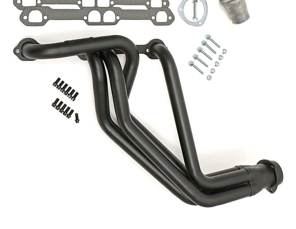 Hedman Hedders 63099 Black Long-Tube D-Port Headers For 67-91 GM 283-400 Trucks/SUVs for Select Chevrolet C10, Chevrolet C10 Pickup, Chevrolet C10 Suburban, Chevrolet C20, Chevrolet C20 Pickup, Chevrolet C20 Suburban, Chevrolet C30, Chevrolet C30 Pickup,