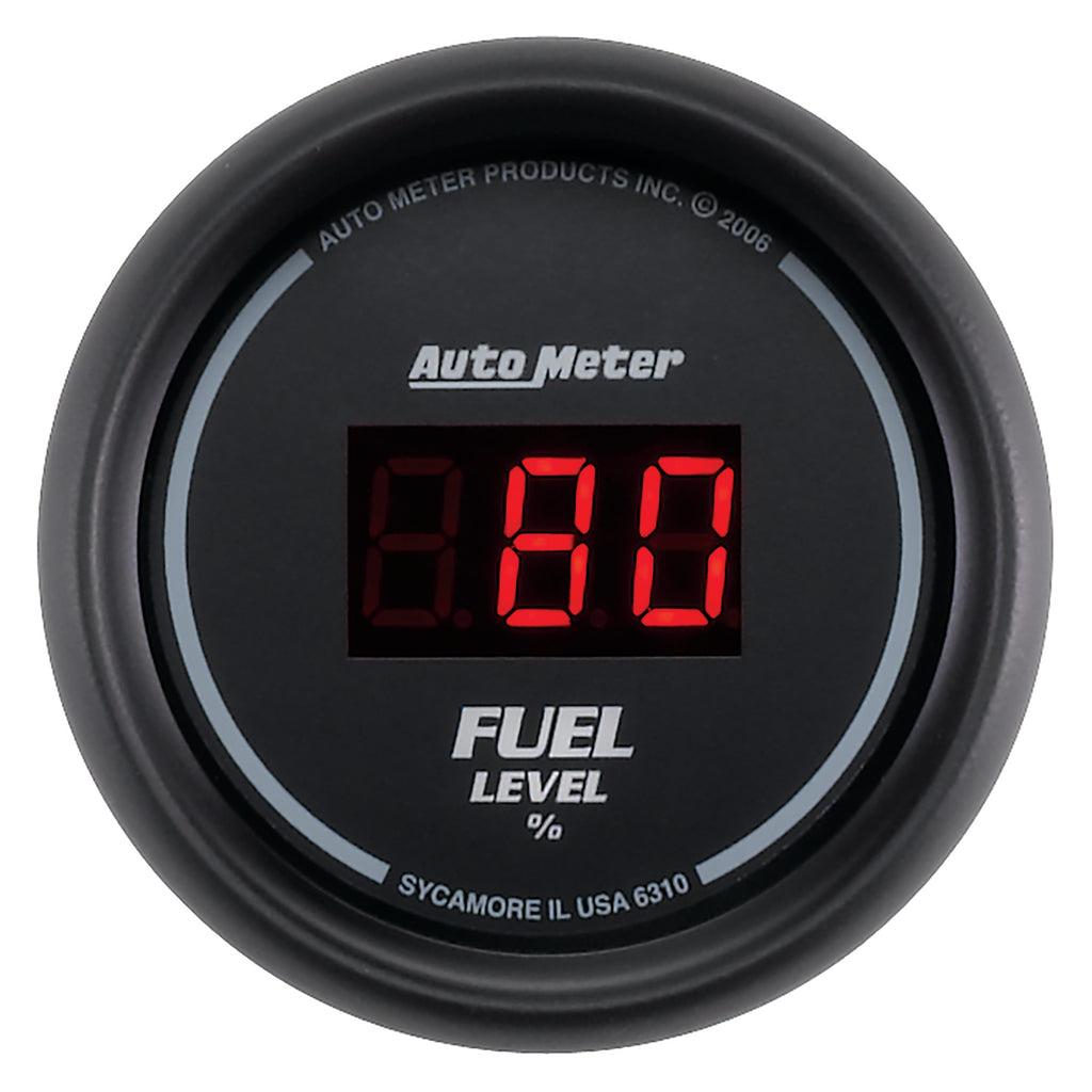 AutoMeter 6300 GAUGE KIT, 5 PC., 3 3/8" & 2 1/16", ELEC SPEEDO, DIGITAL, BLACK DIAL W/ RED LED