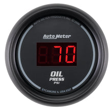 Load image into Gallery viewer, AutoMeter 6327 GAUGE, OIL PRESSURE, 2 1/16", 100PSI, DIGITAL, BLACK DIAL W/ RED LED