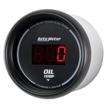 Load image into Gallery viewer, AutoMeter 6348 GAUGE, OIL TEMP, 2 1/16", 340?F, DIGITAL, BLACK DIAL W/ RED LED
