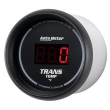 Load image into Gallery viewer, AutoMeter 6349 GAUGE, TRANS TEMP, 2 1/16", 340?F, DIGITAL, BLACK DIAL W/ RED LED