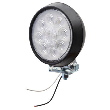 Grote 63561 4" Round Utility Lights, Hardwire, Spot with Rubber Housing, Black