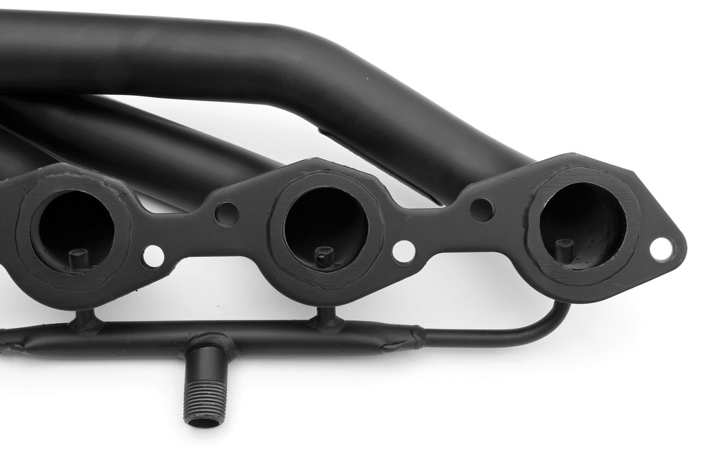 Hedman Hedders 63611 Black Mid-Length Headers For 67-81 Camaro 396-502 w/A.I.R. for Select Chevrolet Bel Air, Chevrolet Biscayne, Chevrolet Brookwood, Chevrolet Camaro, Chevrolet Caprice, Chevrolet Chevelle, Chevrolet Chevy II, Chevrolet El Camino,