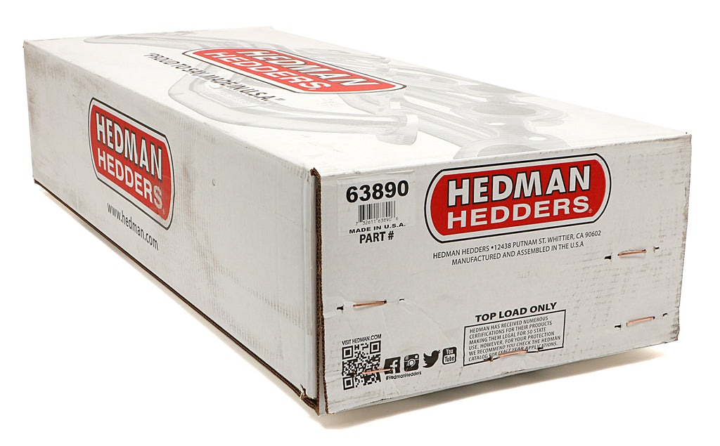 Hedman Hedders 63890 HD Black Long-Tube Headers For 67-91 GM 283-400 2WD/4WD Trucks for Select Chevrolet C10, Chevrolet C10 Pickup, Chevrolet C10 Suburban, Chevrolet C20, Chevrolet C20 Pickup, Chevrolet C20 Suburban, Chevrolet C30, Chevrolet C30 Pickup,