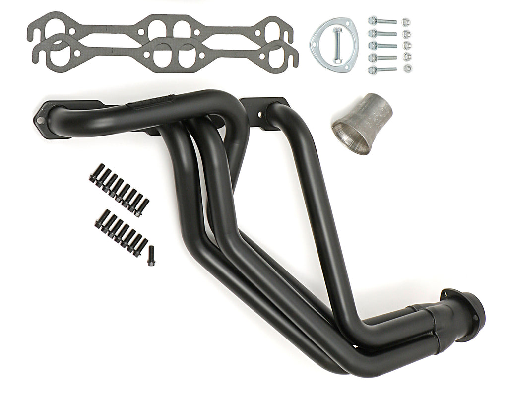 Hedman Hedders 63890 HD Black Long-Tube Headers For 67-91 GM 283-400 2WD/4WD Trucks for Select Chevrolet C10, Chevrolet C10 Pickup, Chevrolet C10 Suburban, Chevrolet C20, Chevrolet C20 Pickup, Chevrolet C20 Suburban, Chevrolet C30, Chevrolet C30 Pickup,