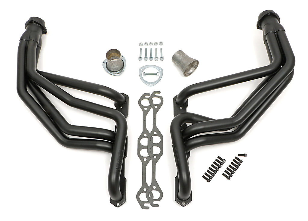 Hedman Hedders 63890 HD Black Long-Tube Headers For 67-91 GM 283-400 2WD/4WD Trucks for Select Chevrolet C10, Chevrolet C10 Pickup, Chevrolet C10 Suburban, Chevrolet C20, Chevrolet C20 Pickup, Chevrolet C20 Suburban, Chevrolet C30, Chevrolet C30 Pickup,