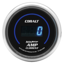 Load image into Gallery viewer, AutoMeter 6390 GAUGE, STEREO AMP CURRENT, 2 1/16", 250A, DIGITAL, COBALT