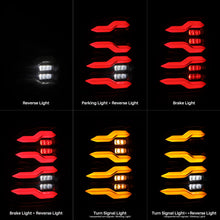 Load image into Gallery viewer, AlphaRex 640004 LED Taillights Black for Select Dodge Ram 1500, Dodge Ram 2500, Dodge Ram 3500, Ram 1500, Ram Classic, Ram 2500, Ram