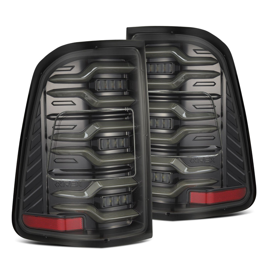 AlphaRex 640030 LED Taillights Alpha-Black for Select Ram