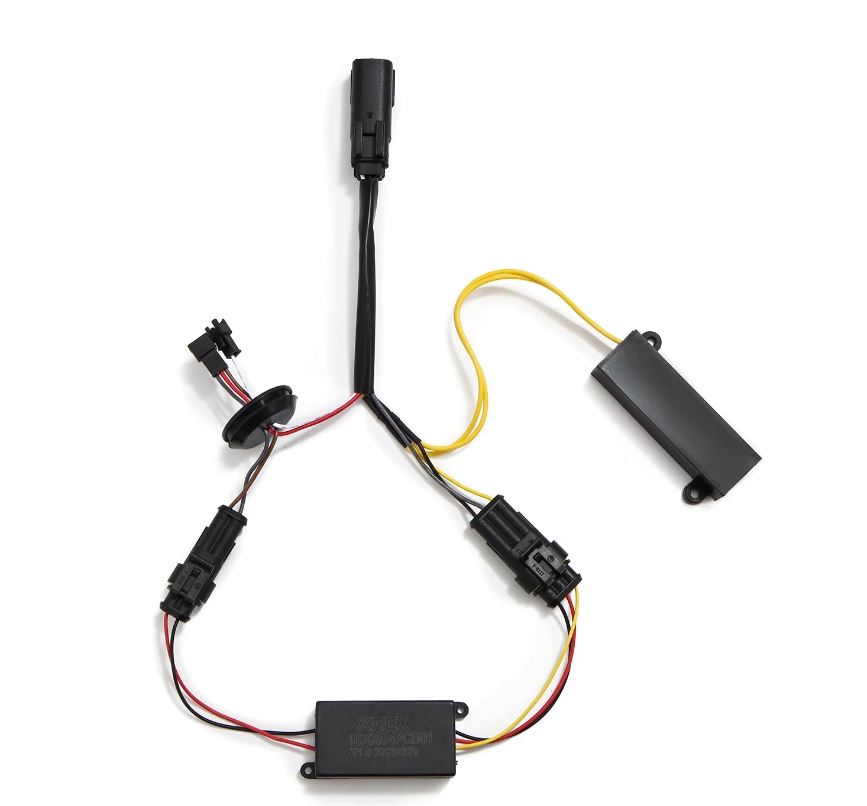 AlphaRex 640092 Wiring Adapter for Taillight Assembly for Select Ram 2500, Ram