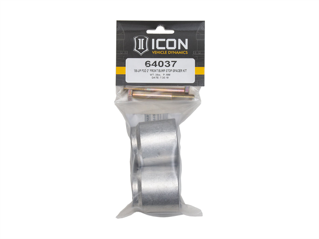 ICON Vehicle Dynamics 64037 05-25 FSD 2" BUMP STOP SPACER KIT for Select Ford F-250 Super Duty, Ford F-350 Super Duty