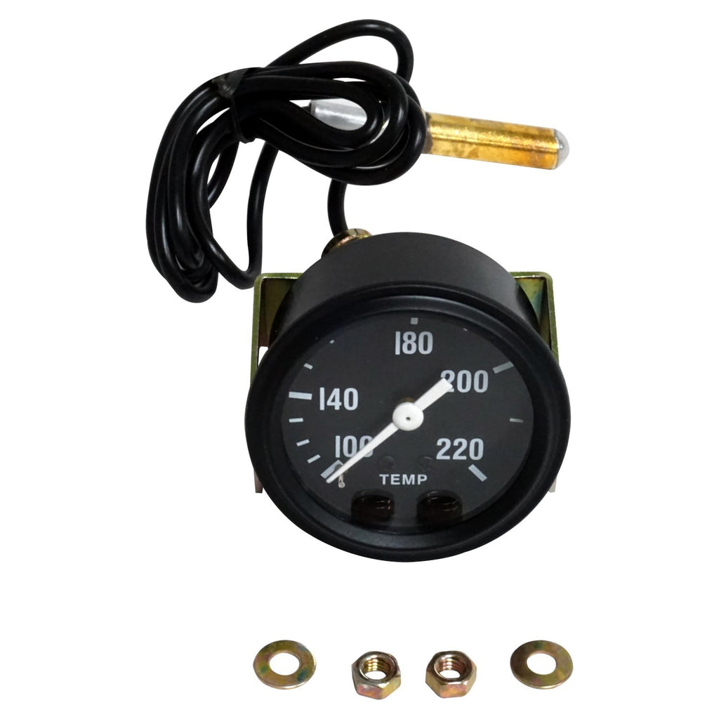 Crown Automotive Jeep Replacement 640762 Temperature Gauge for 1941-1945 MB and 1945-1947 CJ-2A, Fits 2" Diameter Hole for Select Jeep Willys, Willys MB