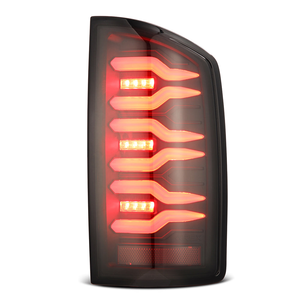 AlphaRex 641040 LED Taillights Black for Select Dodge Ram 1500, Dodge Ram