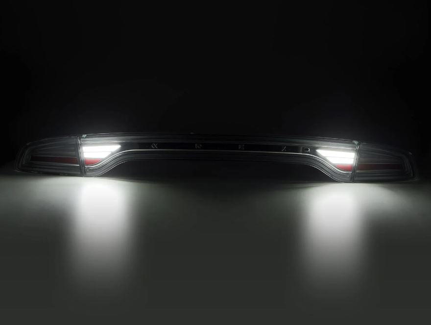 AlphaRex 642010 Prismatic LED Taillights Black for Select Dodge Charger