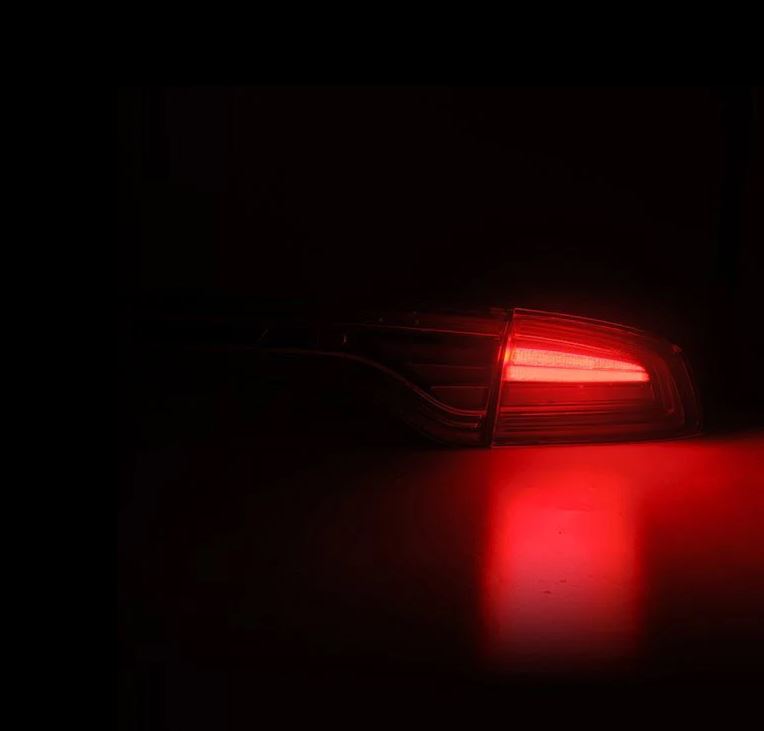 AlphaRex 642012 Prismatic LED Taillights Black for Select Dodge Charger