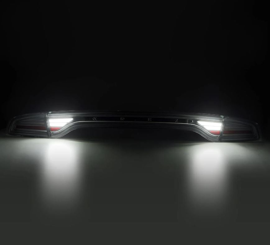 AlphaRex 642012 Prismatic LED Taillights Black for Select Dodge Charger