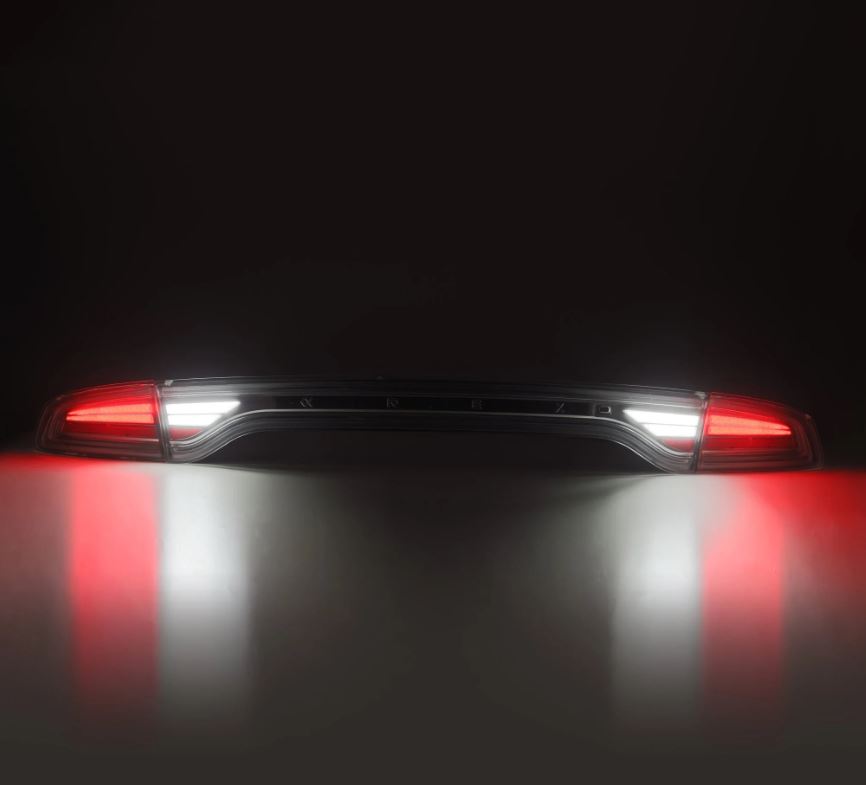 AlphaRex 642012 Prismatic LED Taillights Black for Select Dodge Charger