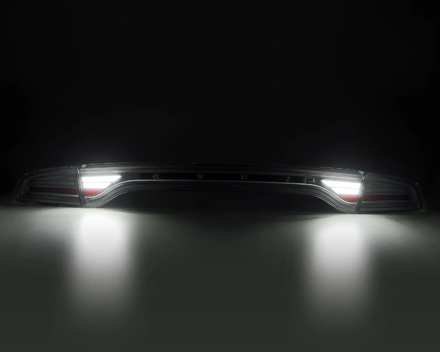 AlphaRex 642020 Prismatic LED Taillights Alpha Black for Select Dodge Charger