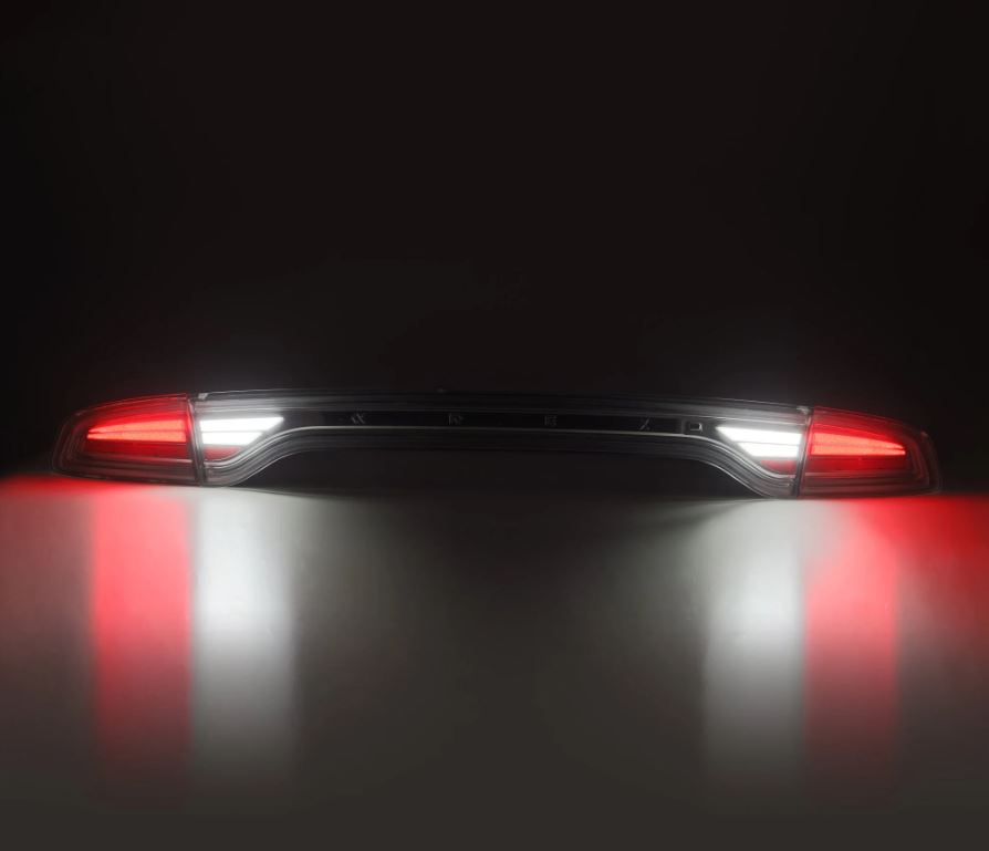 AlphaRex 642020 Prismatic LED Taillights Alpha Black for Select Dodge Charger