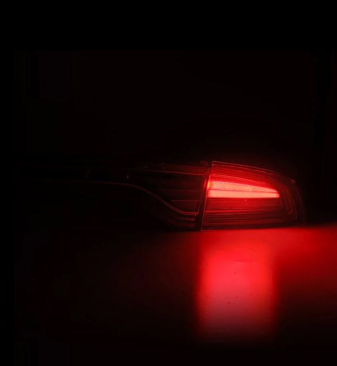 AlphaRex 642020 Prismatic LED Taillights Alpha Black for Select Dodge Charger