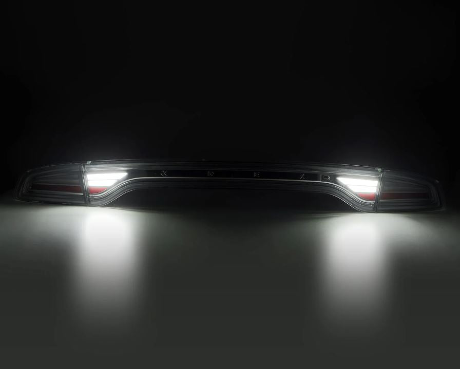 AlphaRex 642030 Prismatic LED Taillights Chrome for Select Dodge Charger
