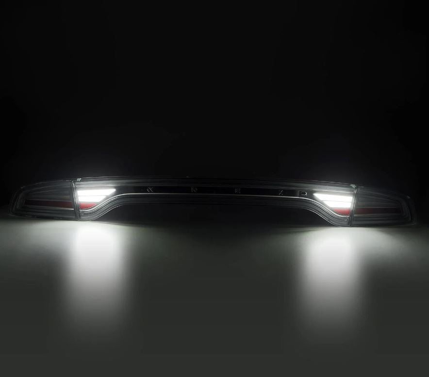 AlphaRex 642040 Prismatic LED Taillights Smoke for Select Dodge Charger