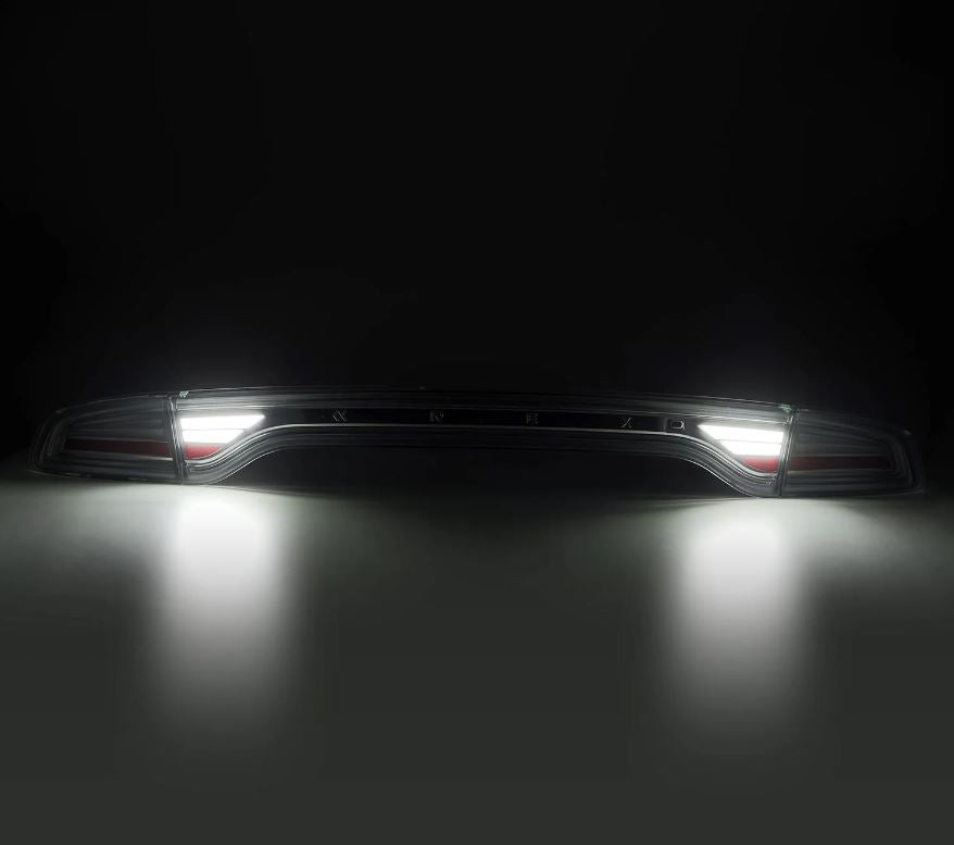 AlphaRex 642042 Prismatic LED Taillights Smoke for Select Dodge Charger