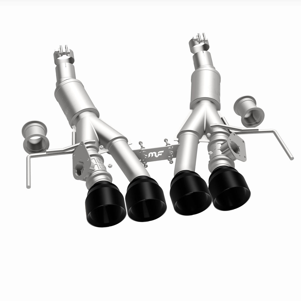 MagnaFlow Exhaust Products 19581 NEO Series Black Chrome Tips Axle Back System for Select Chevrolet Corvette