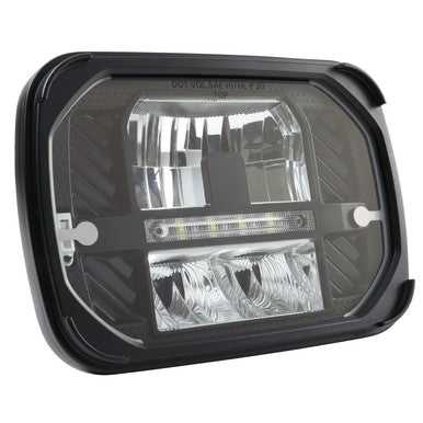 Grote 64H81-5 LED Sealed Beam Headlight, 5x7 Heated LED Headlight