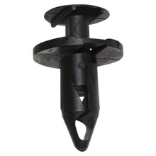 Load image into Gallery viewer, Crown Automotive Jeep Replacement 6503598 Black Plastic Push-In Fastener for Jeep JL, JT, JK, WK, XK, KL, KK, KJ, &amp; MP for Select Jeep Cherokee, Jeep Commander, Jeep Compass, Jeep Gladiator, Jeep Grand Cherokee, Jeep Liberty, Jeep Wrangler, Jeep Wrangler