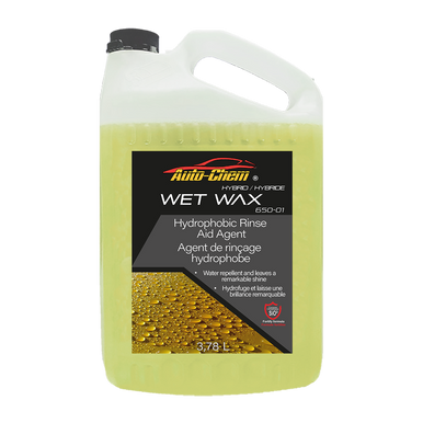 Auto-Chem 650-01 Wet Wax – Hydrophobic Rinse Aid Agent - 3.78L