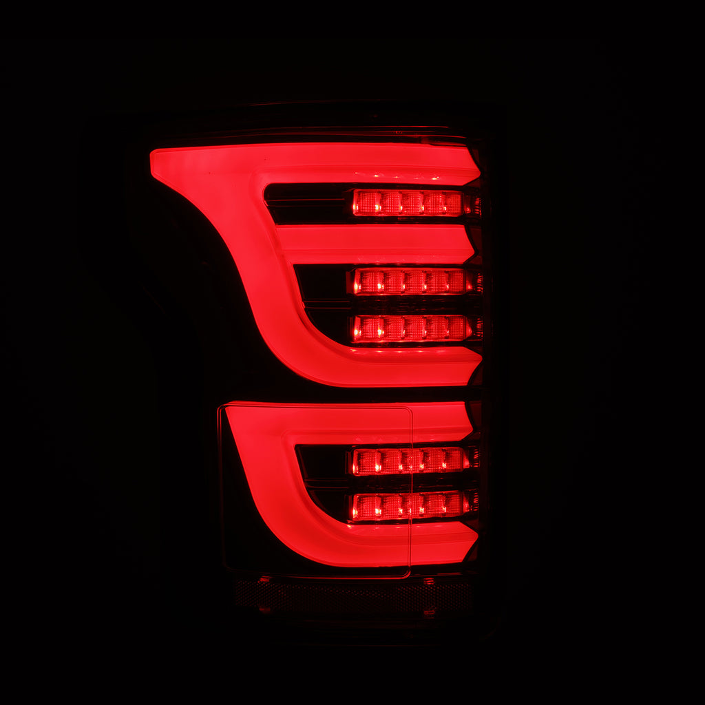 AlphaRex 652030 LED Taillights Alpha Black for Select Ford F-150
