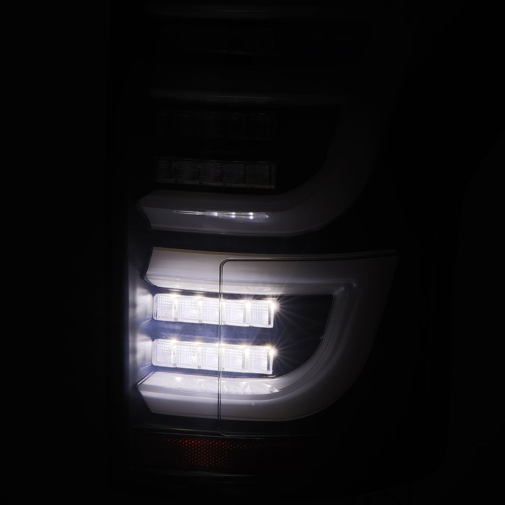 AlphaRex 652040 LED Taillights Black for Select Ford F-150