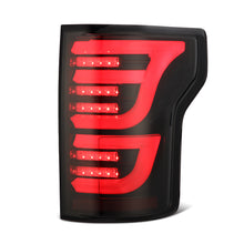 Load image into Gallery viewer, AlphaRex 652050 LED Taillights Black Red for Select Ford F-150