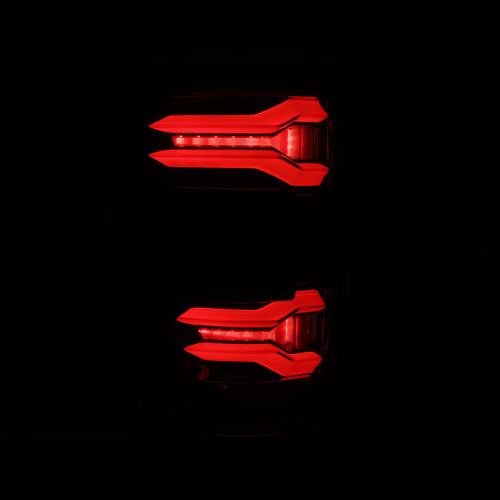 AlphaRex 653040 LED Taillights Black for Select Ford F-150